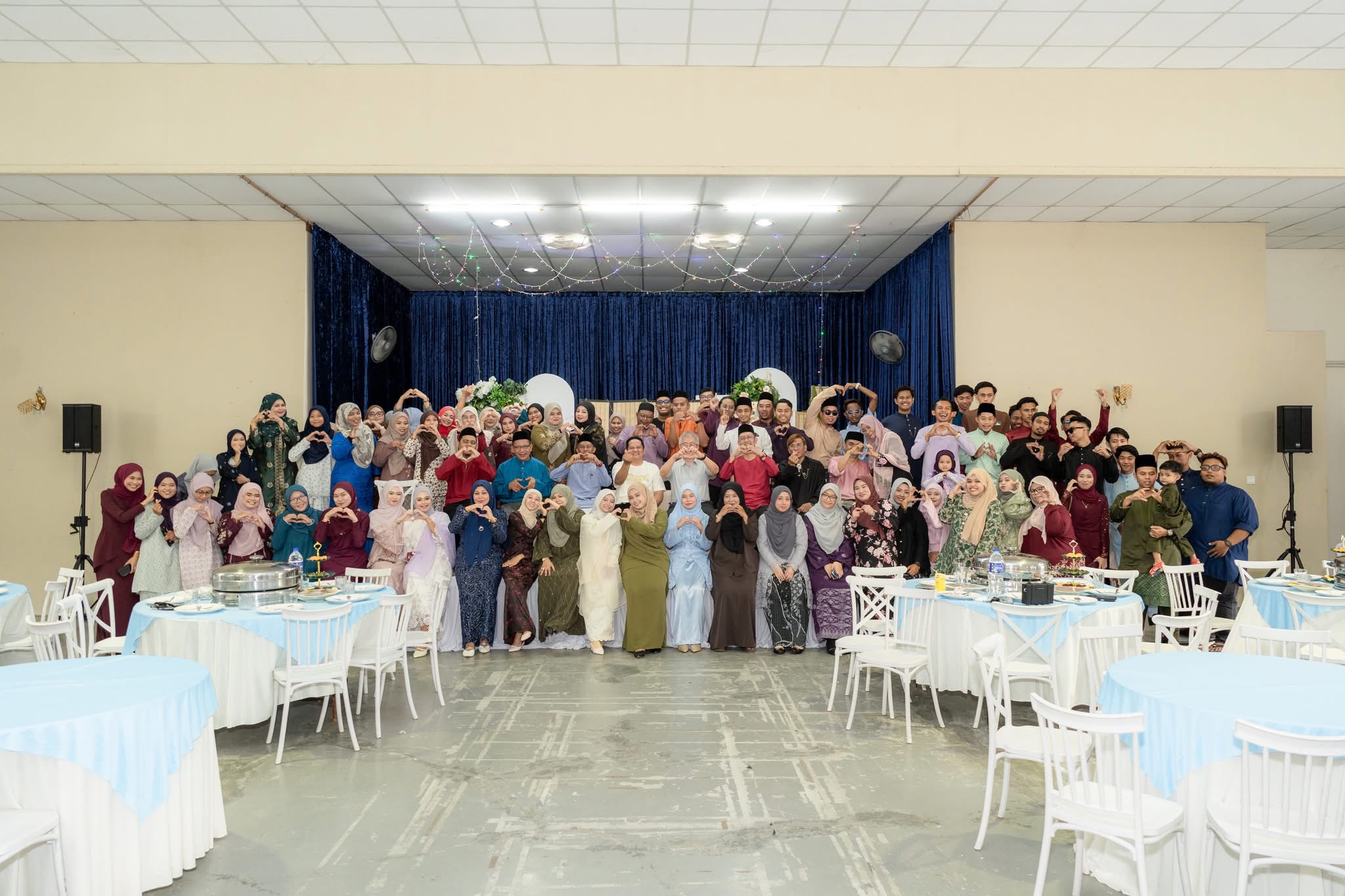 The LNN community gathered for a group celebration